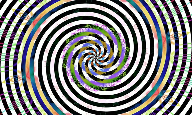 Neon Tunnel Spiraling Vortex 5:3 Wide 60fps VJ Loop Screensaver