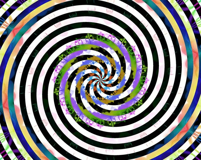 5:4 Industrial Neon Tunnel Spiraling Vortex VJ Loop 60fps Screensaver