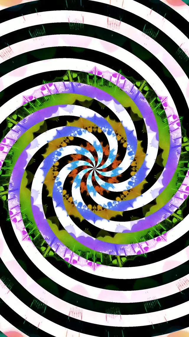 螺旋霓虹隧道 VJLoops 9:16 Reels 60fps 屏幕保護程式 動態背景