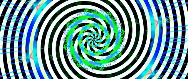 Neon Tunnel Spiraling Vortex VJLoops 2.39:1 Cinemascope 60fps Screensaver