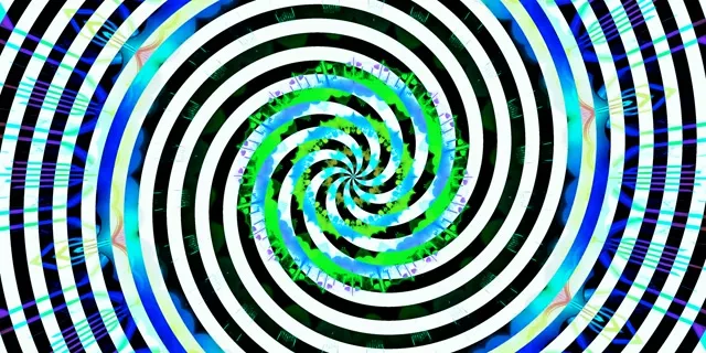 Neon Tunnel Spiraling Vortex VJ Loop 2:1 Univisium 60fps Screensaver
