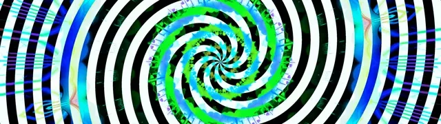 Neonski tunel spiralirajući vortex VJLoops 32:9 ultraširok 60fps zaslonski varčevalnik