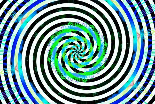 تونل نئون چرخ گردان مارپیچی VJLoops 3:2 سطح 60fps صفحه نگهدار