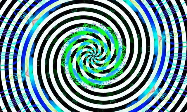 Neon Tunnel Spiraling Vortex 5:3 Wide 60fps VJ Loop Screensaver