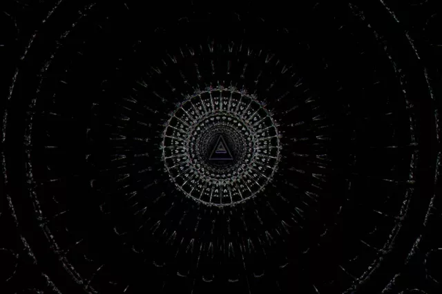 Neon Tunnel Spiraling Diamond Vortex VJ Loop 60fps Screensaver 3:2
