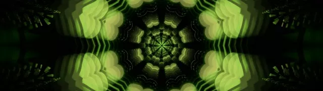 Neon Tunnel Spiraling Kaleidoscope VJ Loop 32:9 Ultrawide 60fps Screensaver