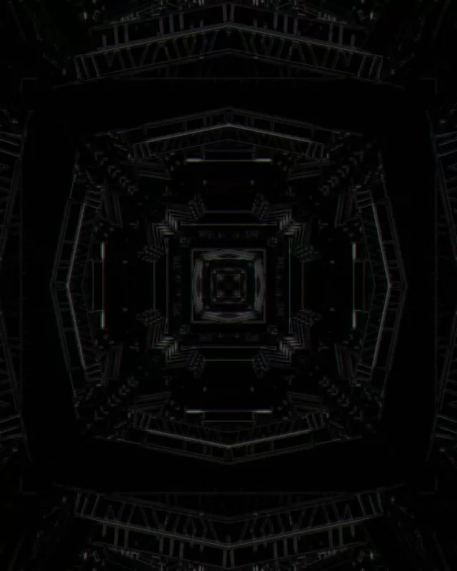 Neon Tunnel Spiraling Square Vortex 4:5 Instagram 60fps Screensaver