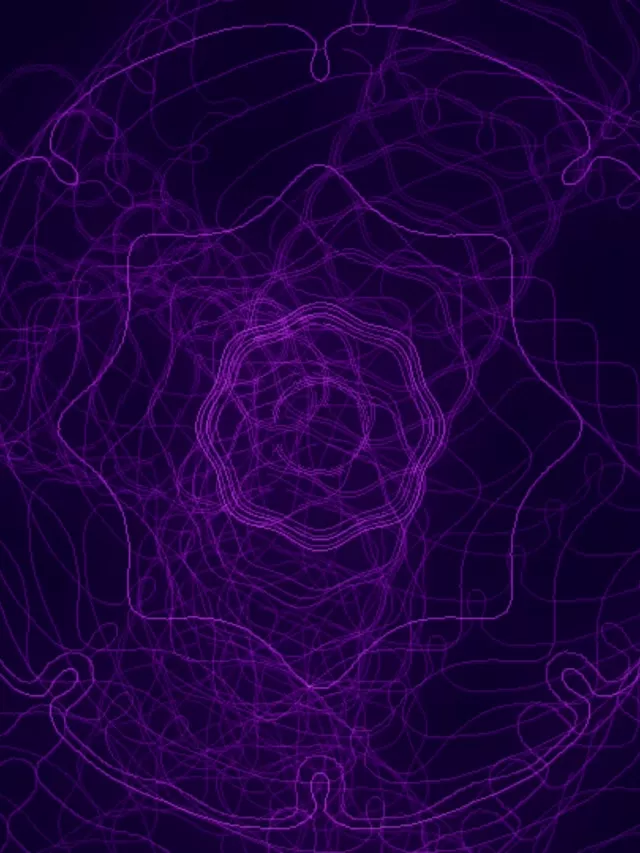 Neon Tunnel Spiraling Vortex 3:4 iPad 60fps Screensaver Loop