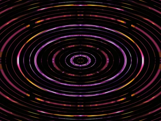 Neon Tunnel Spiraling Vortex 4:3 Classic 60fps Screensaver VJ Loop