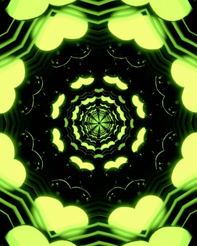 Tunnel Néon Vortex en Spirale 4:5 Instagram 60fps VJLoops Économiseur d'Écran