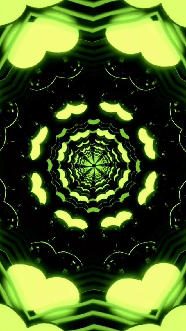 Neon Tunnel Spiraling Vortex 9:16 Reels 60fps VJ Loop Screensaver