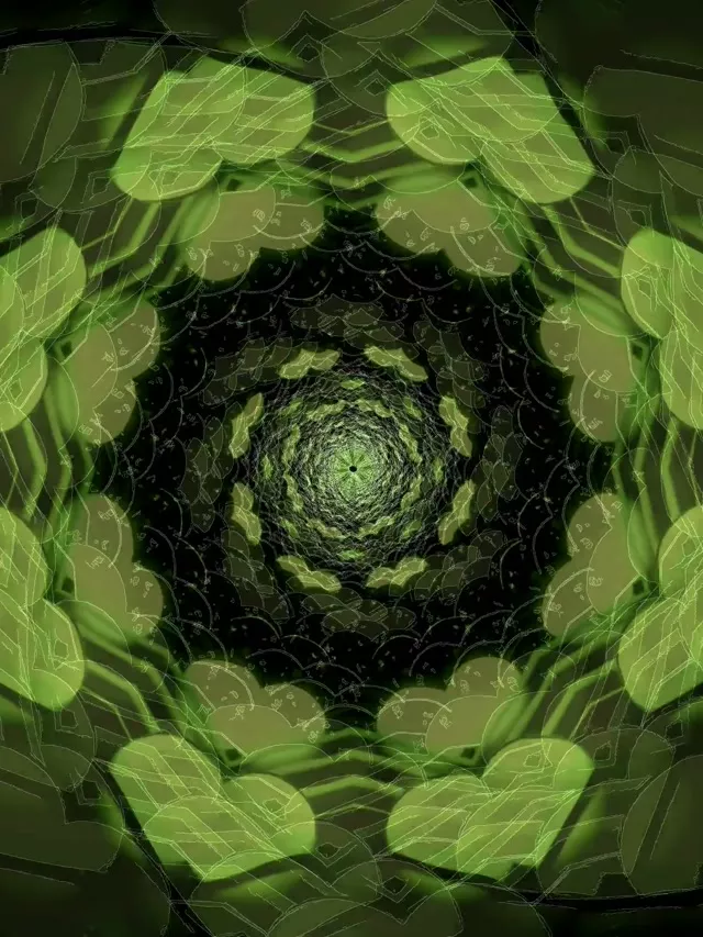 Neon Tunnel Spiraling Vortex Loop 3:4 iPad Portrait 60fps Screensaver VJ
