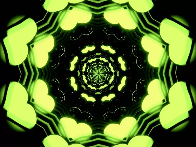 Túnel de Neó Spiraling Vòrtex Loop 4:3 Classic 60fps VJLoops Animation Screensaver