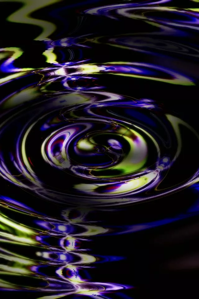 Neon Tunnel Spiraling Vortex VJ Loop 2:3 Portrait 60fps Screensaver