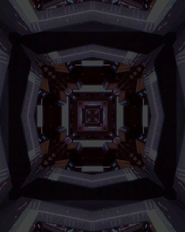 Neon Tunnel Spiraling Vortex VJ Loop 4:5 Instagram 60fps Screensaver