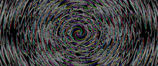 Neon Tunnel Spiraling Vortex VJ Loop 60fps 2.39:1 Screensaver