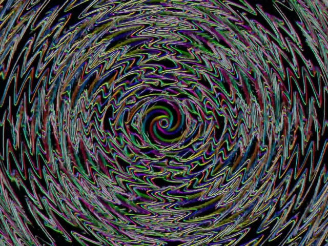 Neon Tunnel Spiraling Vortex VJ Loop 60fps 4:3 Classic Screensaver