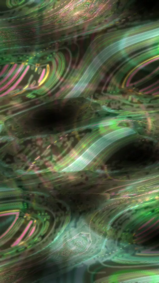Neon Tunnel Spiraling Vortex VJ Loop 9:16 Reels 60fps Screensaver
