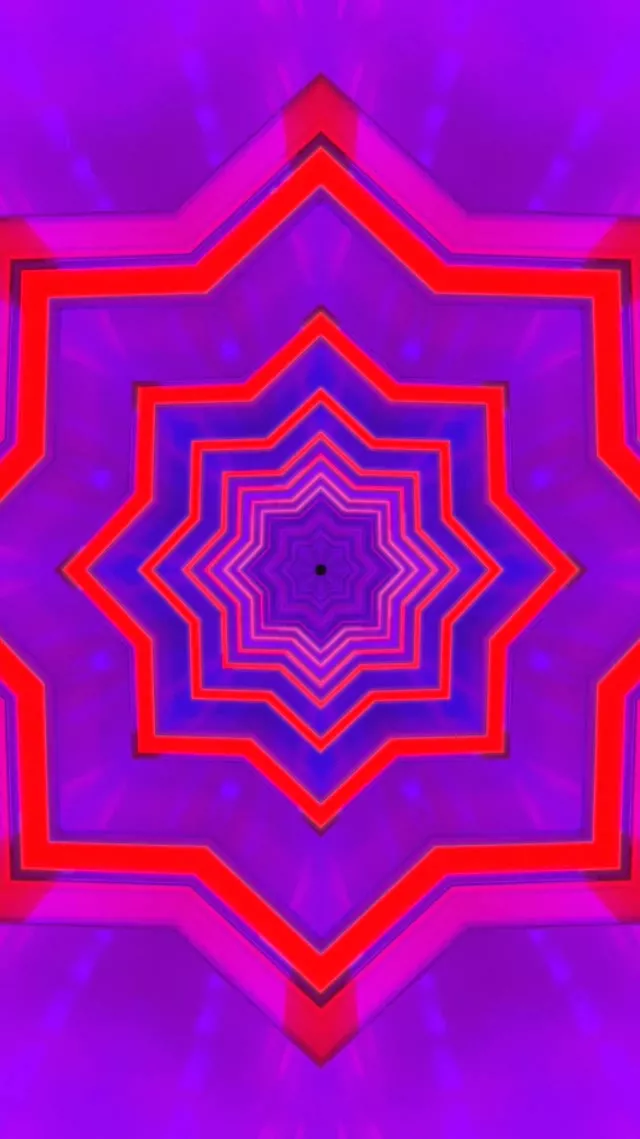 নিয়ন টানেল তারা ভর্টেক্স ৯:১৬ Reels 60fps স্ক্রিনসেভার Vj Loop