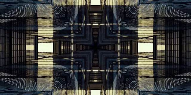 Neon Tunel Simetrična Mreža VJLoops 2:1 Univisium 60fps Ohranjevalnik Zaslona