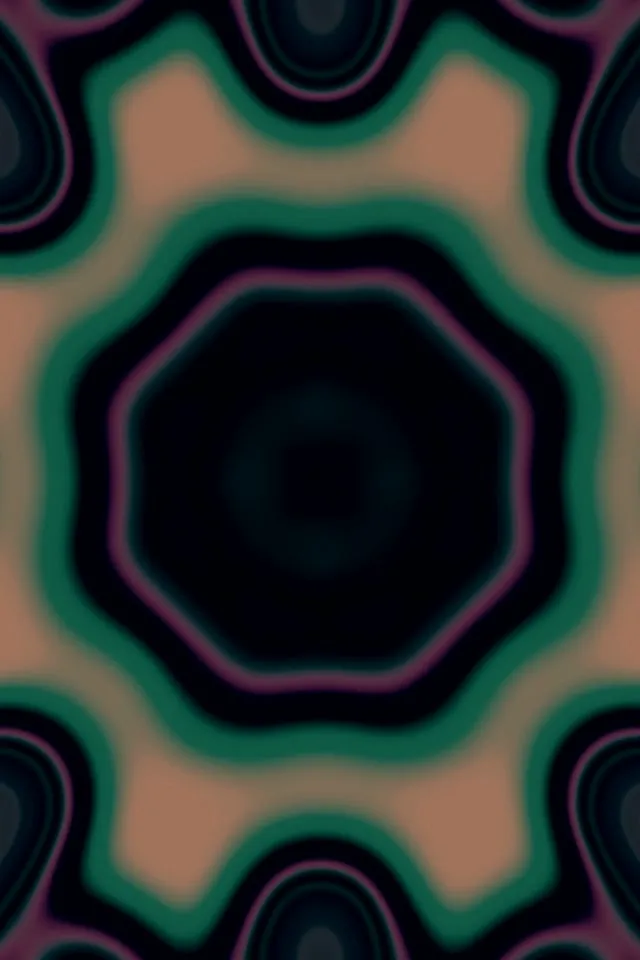 Neon Tunel Teal Zvijezda Eksplozija VJ Loop 2:3 Photo Portrait 60fps Čuvar Ekrana