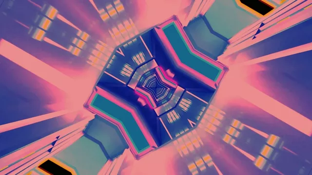 Neon Tunnel VJ Animation 4K UHD 60FPS Screensaver Windows Laptop