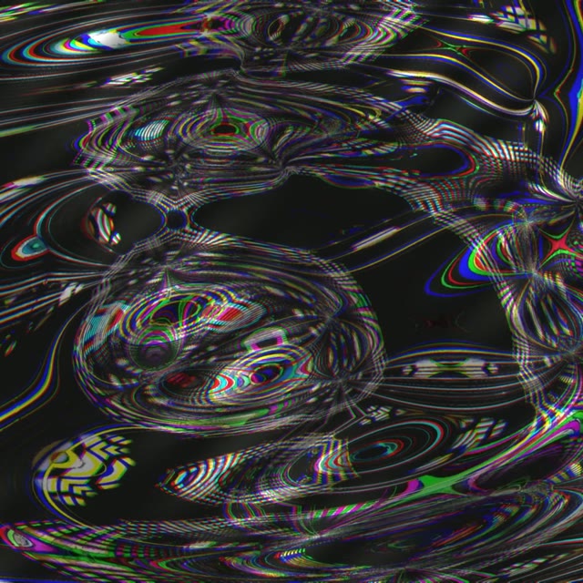 Neon Tunnel VJ Loop 1:1 Square 60fps Screensaver Colorful Psychedelic Swirls Motion Background
