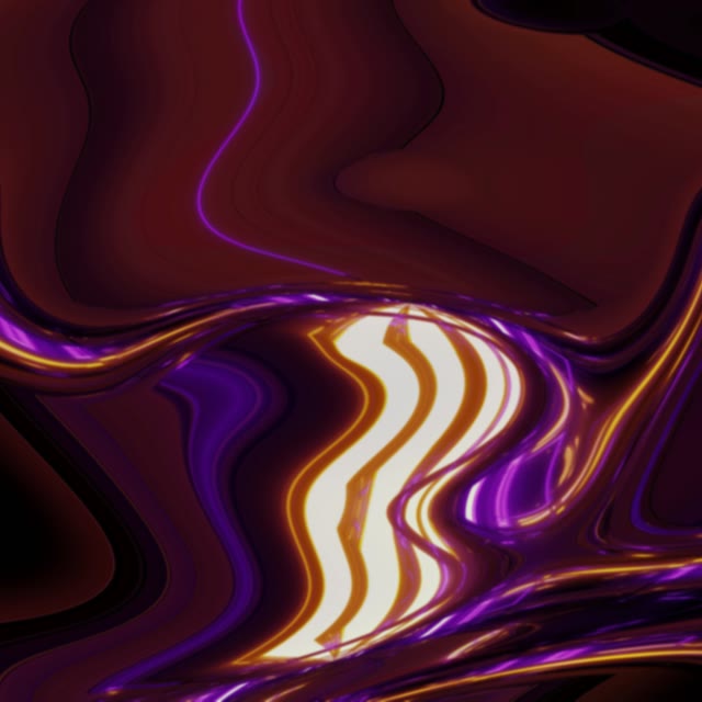 Neon Tunnel VJ Loop 1:1 Square 60fps Screensaver Purple Orange White Waves