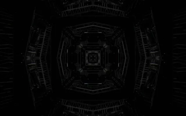 Neon Tunnel Vj Loop 16:10 Macbook 60fps Screensaver Geometric Vortex