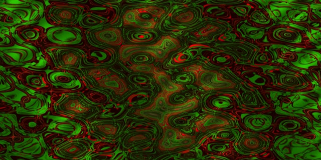 Neon Tunnel VJ Loop 2:1 Univisium 60fps Green Red Geometric Screensaver