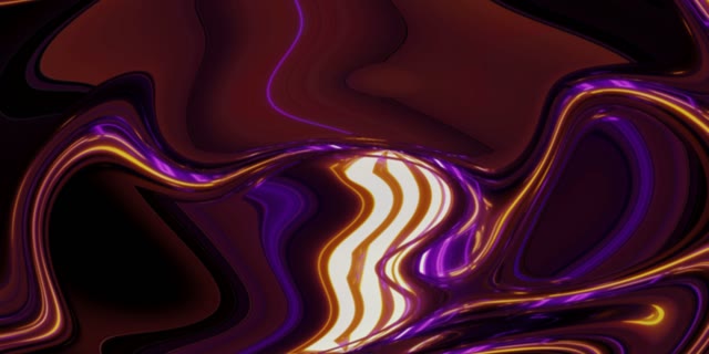 Neon Tunnel VJ Loop 2:1 Univisium 60fps Purple Gold Screensaver Motion