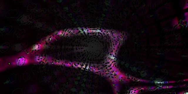 Neon Tunnel VJLoops 2:1 Univisium 60fps Purple Pink Screensaver Motion Background