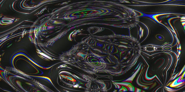 Neon Tunnel VJ Loop 2:1 Univisium 60fps Screensaver Psychedelic Swirls