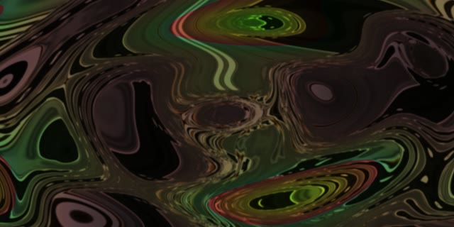 Neon Tunnel VJ Loop 2:1 Univisium 60fps Screensaver - Swirling Liquid Waves