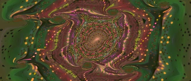 Neon Tunnel VJ Loop 21:9 Ultrawide 60fps Screensaver | Purple Gold Spiral Motion