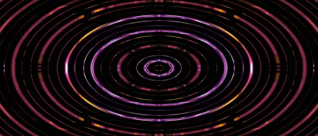 Neon Tunnel VJ Loop 21:9 Ultrawide 60fps Spiraling Pink Purple Screensaver