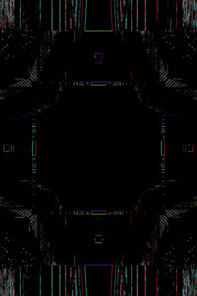 Neon Tunnel Vj Loop 2:3 Portrait 60fps Screensaver Cyberpunk Corridor