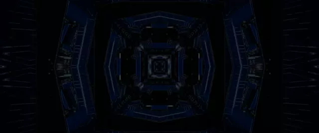 Neon Tunnel Vj Loop 2.39:1 Cinemascope 60fps Screensaver Geometric Vortex