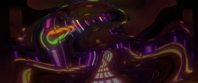 Neon Tunnel VJ Loop 2.39:1 Cinemascope 60fps Screensaver Pulsating Colorful Vortex