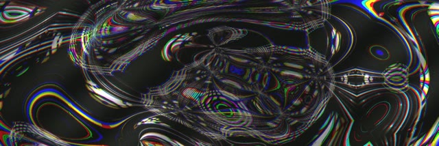 Neon Tunnel VJ Loop 3:1 Triple Wide 60fps Screensaver Glitch Motion