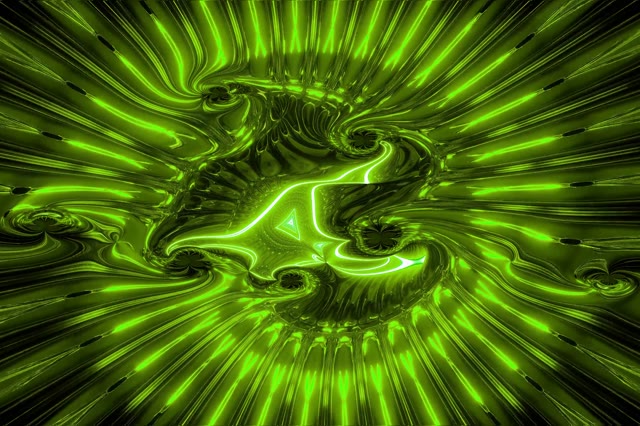 नियॉन टनल VJLoops 3:2 सरफेस 60fps ग्रीन मॉर्फिंग स्क्रीनसेवर एनिमेशन