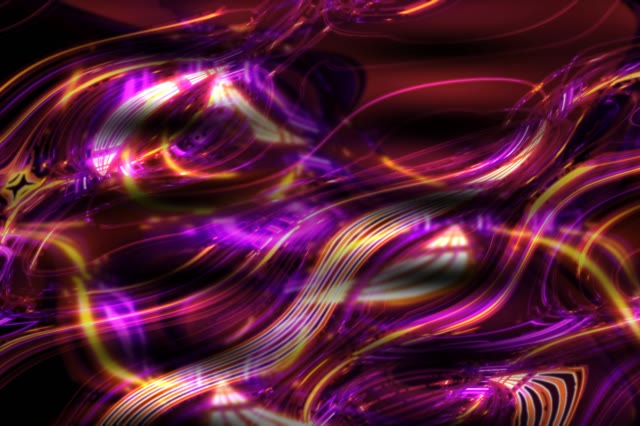 Neon Tunnel VJ Loop 3:2 Surface 60fps Purple Gold Streaks Motion Screensaver
