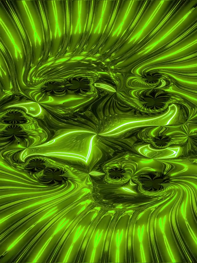 नियॉन टनल VJLoops 3:4 आइपैड पोर्ट्रेट 60fps स्क्रीनसेवर ग्रीन फ्रैक्टल मोशन