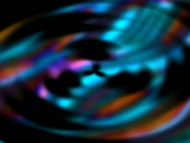 Neon-Tunnel VJ Loop 4:3 Classic 60fps Screensaver Cyan Blue Orange Swirl