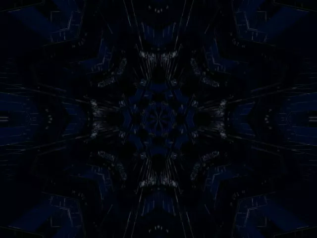 Neon Tunnel VJ Loop 4:3 Classic 60fps Screensaver Kaleidoscope