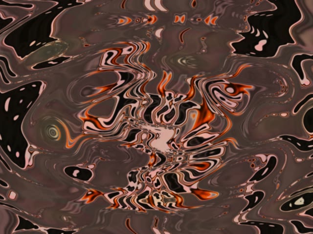 Neon Tunnel VJ Loop 4:3 Classic 60fps Screensaver Orange Black Liquid Motion