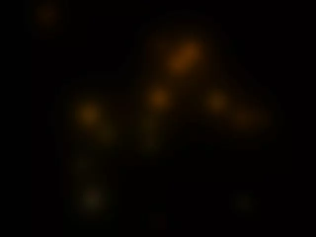 Neon Tunnel VJ Loop | 4:3 Classic 60fps Screensaver | Orange Pulsating Orbs