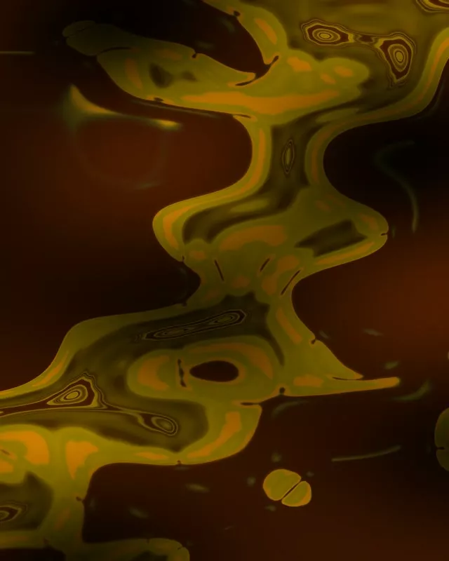 Neon Tunnel VJ Loop 4:5 Instagram 60fps Screensaver Yellow Organic Swirl