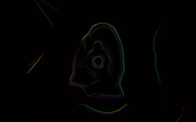 Neon Tunnel Spiraling Vortex Loop 16:10 Macbook 60fps Screensaver VJ