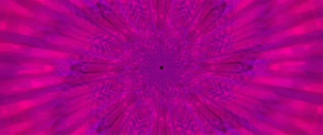 Pulsating Magenta Diamond Vortex Neon Tunnel VJ Loop 60fps 2.39:1 Screensaver